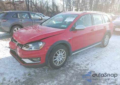 2017 Volkswagen Golf Alltrack S из США, поврежденный, VIN 3VWH17AU6HM510370